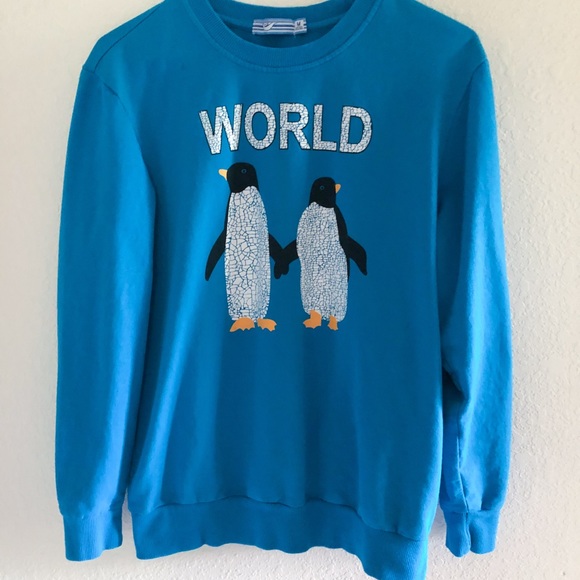 Tops - Blue Penguin Long Sleeve Medium